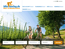 Tablet Screenshot of bike-touring.de